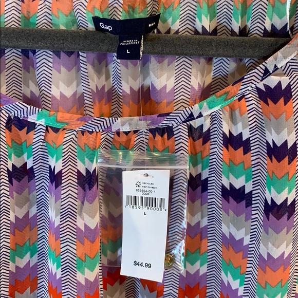 GAP : Graphic Print Blouse - Picture 3 of 7